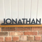 coloured-wood-freestanding-name-with-stand-home-decor-gift|LLWWNMSSF17MEDIUM|Luck and Luck| 1